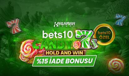BETS10’A ÖZEL SLOTTAN %15 İADE BONUSU kalamba bets10